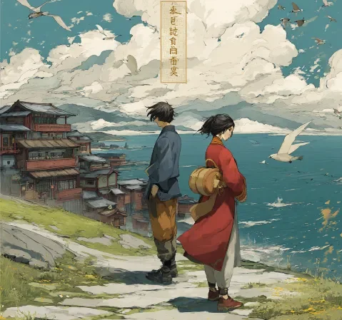 旅行见闻分区封面，展示旅途风景画面